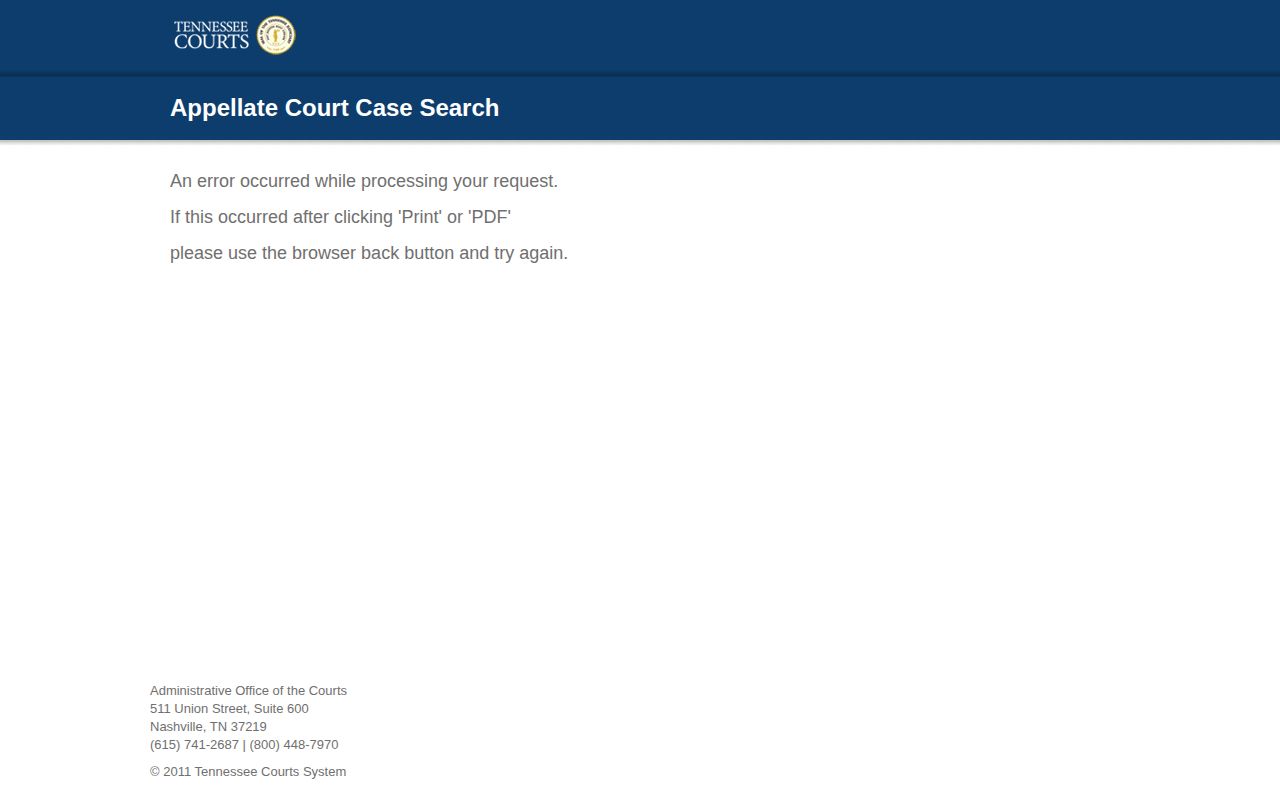 Tennessee appellate Public Case History search used as a limited Overton County release-record cross-check
